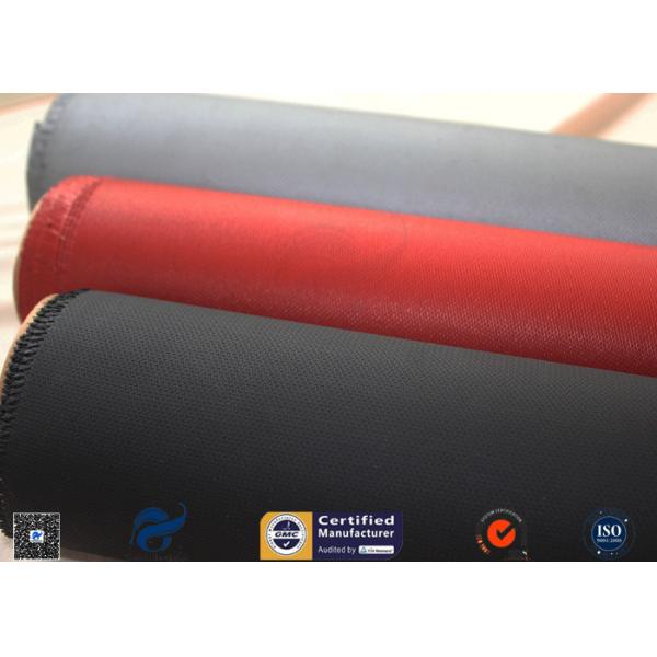 4HS Flame Retardant 260℃ Silicone Coated Fiberglass Fabric Fire Blanket 0.45mm