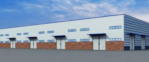 Custom PEB Steel Workshop Manufacturing Plant Warehouse Storage Application