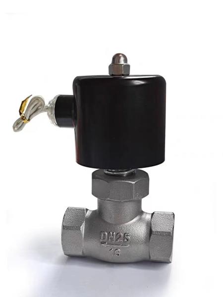 304/316 válvula de solenoide de alta temperatura de aço inoxidável com personalização DN15-DN50