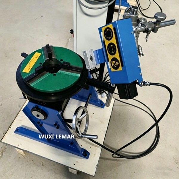 100kg Welding Positioner Turning Table for Pipe and Small Vessel Circumferential Welding