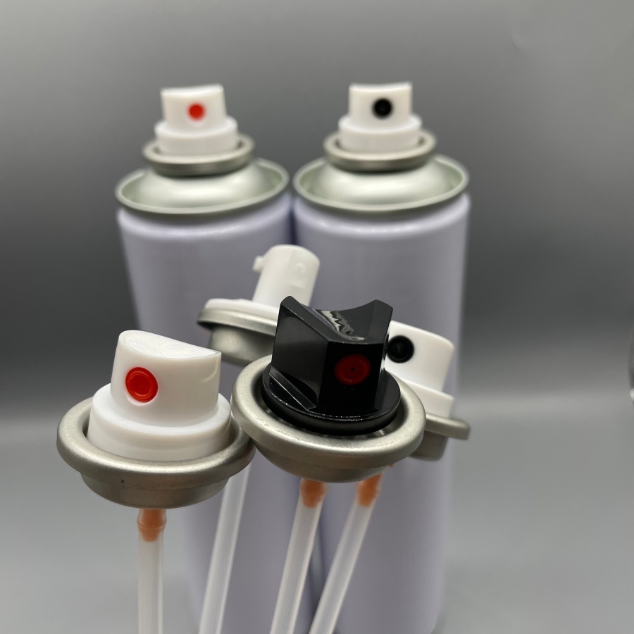 Premium Color-Matched Male Aerosol Valve and Actuator Set with UV-Resistant Finish and Strong Sealing Performance