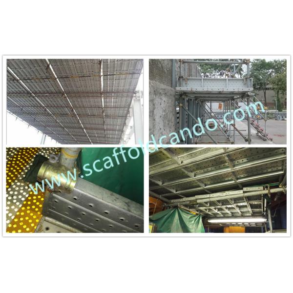 BS1139 Galvanized painted scaffolding steel working platform steel plank 250mm,300mmW, 1000mm-4000mmL with SGS