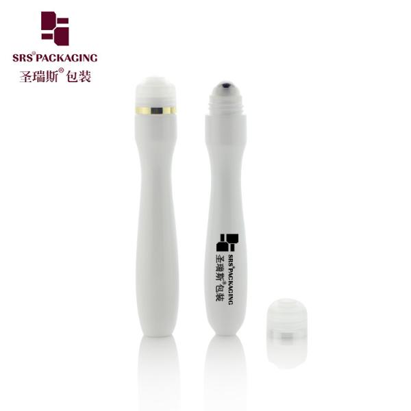 SRS8449-15ML Waist Shape Eye Serum Roll On Bottle ODM With Metal Ball