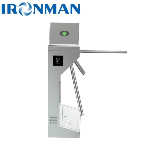 Material de acero inoxidable 304 de barrera de trípode puerta giratoria interior y exterior para gimnasios de aseo