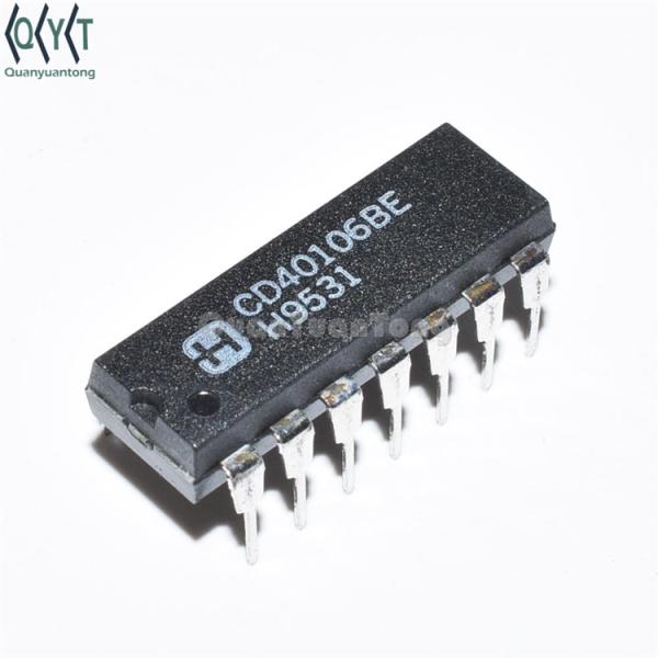 CD40106 CD40106BE CD40106B CMOS Hex Schmitt Trigger Inverter IC 6 Channel DIP14 IC Chip Original and New