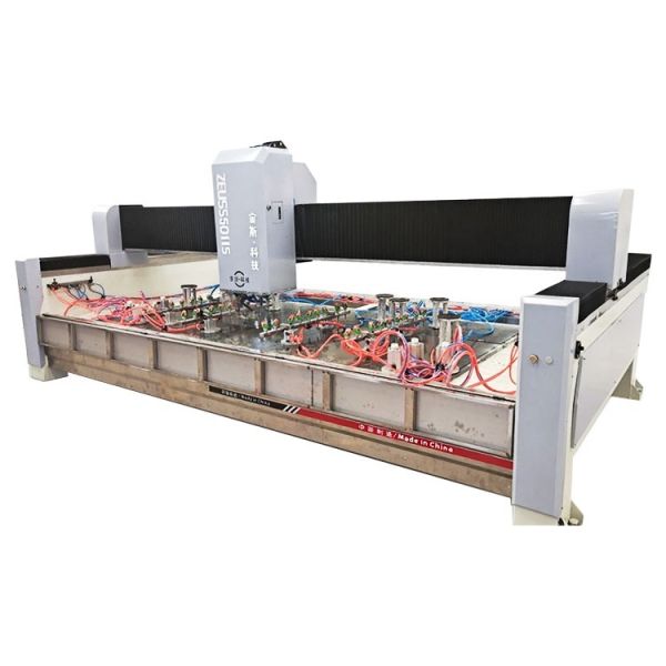 Customizable 3000x1600mm Stone CNC Center ZEUS Brand PLC Servo Motor High