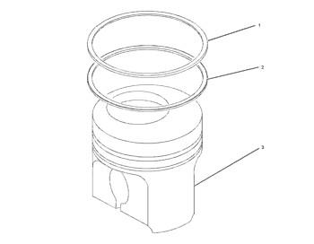 197-3765 Ring 1973765 Body As Piston Engine 2W-8411 Cylinder Liner 2W8411 Piston