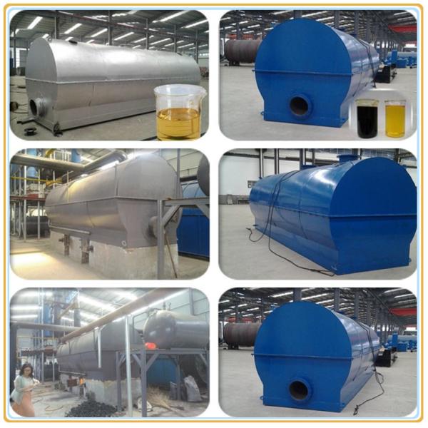 Continuous Vacuum System Plastic Oil to Diesel Refinery Distillation Machine D2000*5000mm
