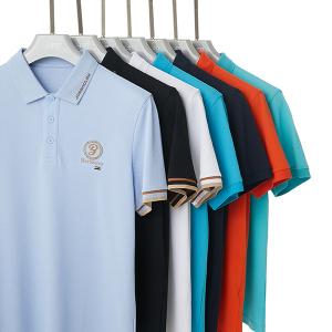 Crianças imprimindo camisas de polo com colarinho de asa em comprimento regular