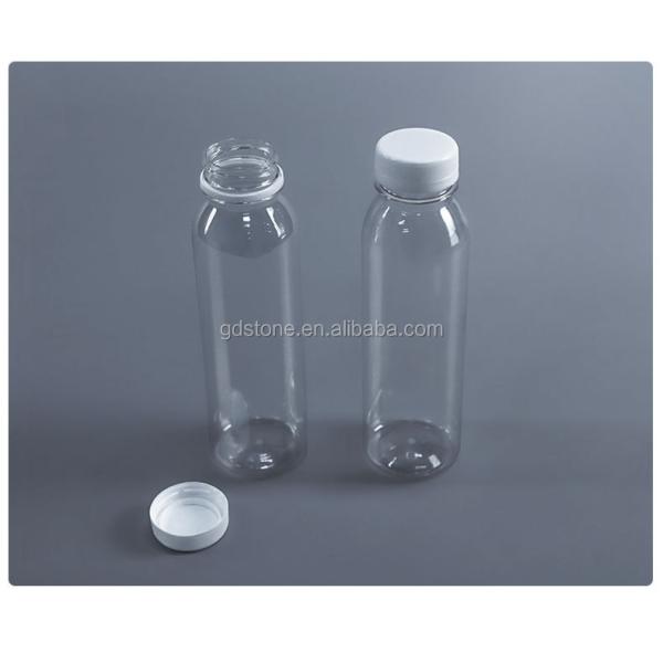 32mm PET Plastic Bottles 350ml For Beverage Milk Juice