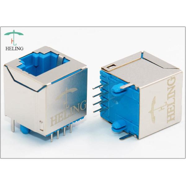 8P8C Vertical 180 Degree 21 Modular Jack RJ45 180 Degree
