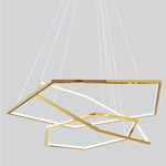 Электропластированные стеклянные лампы потолка акриловые современные коммерческие люстры E14