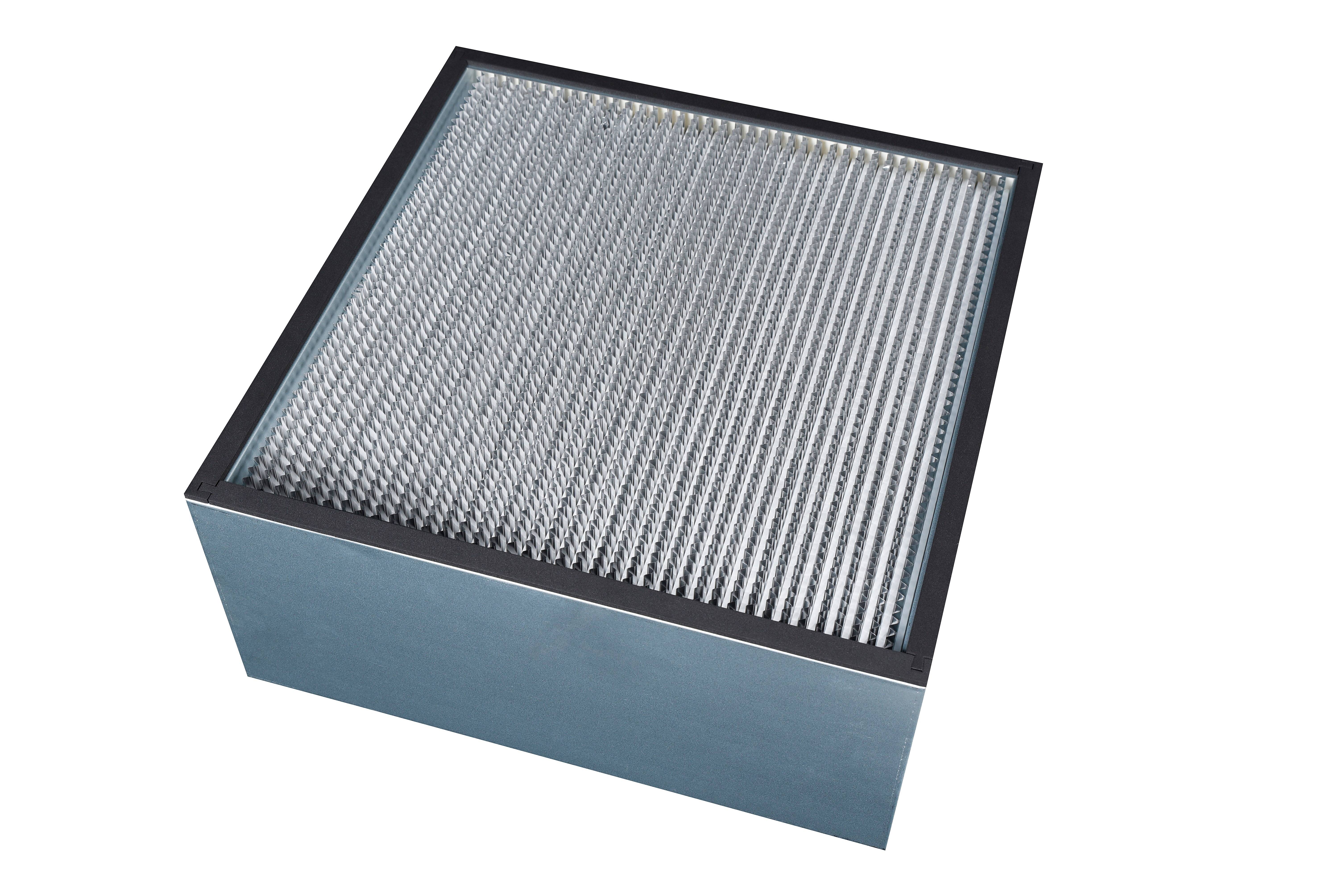 High Efficiency H13/H14 Glass Fiber HEPA Filter with Customizable Dimensions for AHU Systems