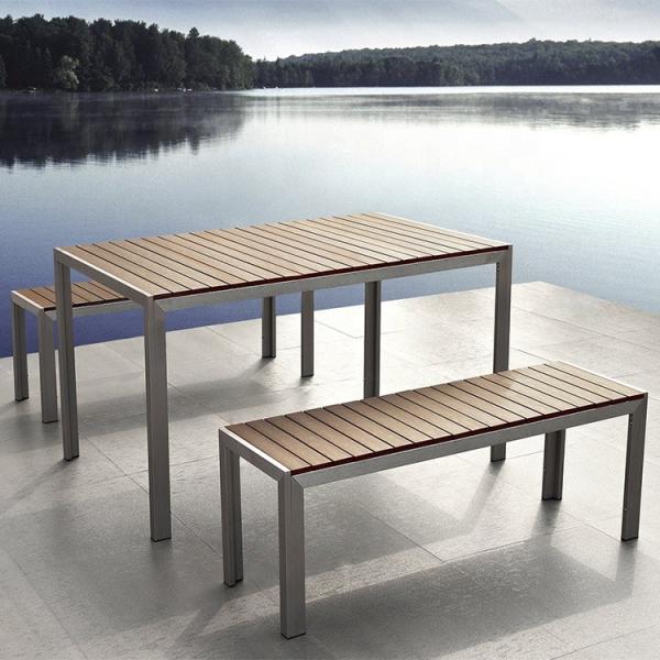 79.9L*35.4W*29.5H Inch Patio Picnic Bench Table Set