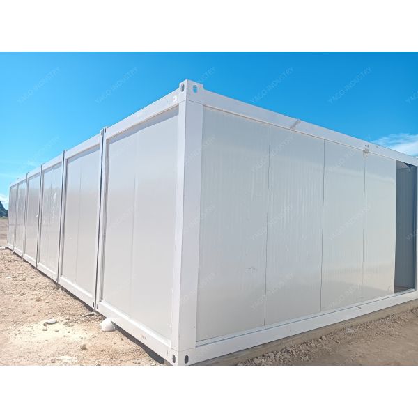 Robust Steel Temporary Container Office Flat Pack Container Homes Accommodation
