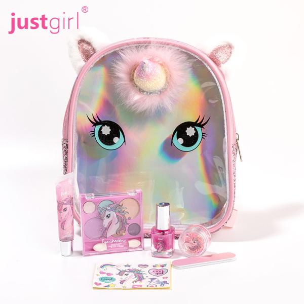 Pink Furry Plastic Pretend Makeup Set