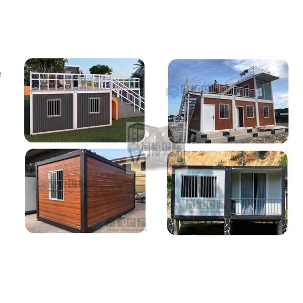 Mini Homes Tiny Houses Container Houses for Office Showroom and Restaurant in Pakistan Sandwich Panel 20ft Prefab Homes