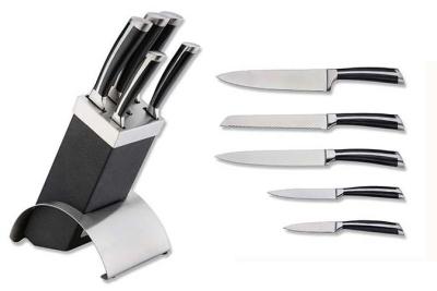 Professional Chef Knife Set  And Forged Kitchen Knives With Knife Black