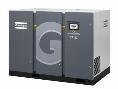 GA160+- GA250+ Compressor de ar de parafuso Atlas 250kW 14 Bar 10 Bar Nível de ruído baixo