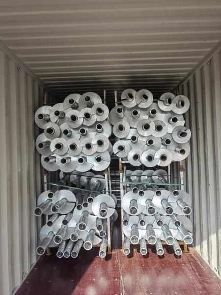 Construction Engineering Hot Dip Galvanized Round Pipe Helical Piles Q355