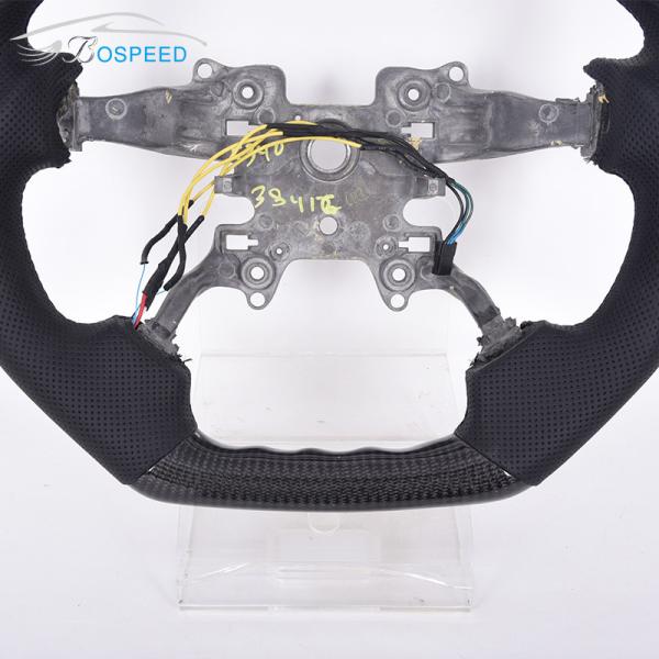 Customization Carbon Fiber Perforated Leather Steering Wheel For Land Rover