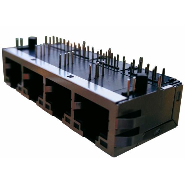 RTC-1CFGAD1A RJ45 1x4 Port CONN MAGJACK Network Type Switch LPJ41014AWNL
