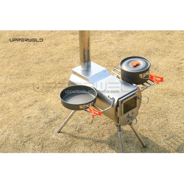 Портативная плита из дров для гриля из нержавеющей стали Наружная плита для приготовления пищи в лагерях