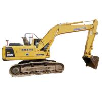 Excavateur à chenille Komatsu PC200 2019 avec certificat EPA et capacité de seau de 0,8 m3