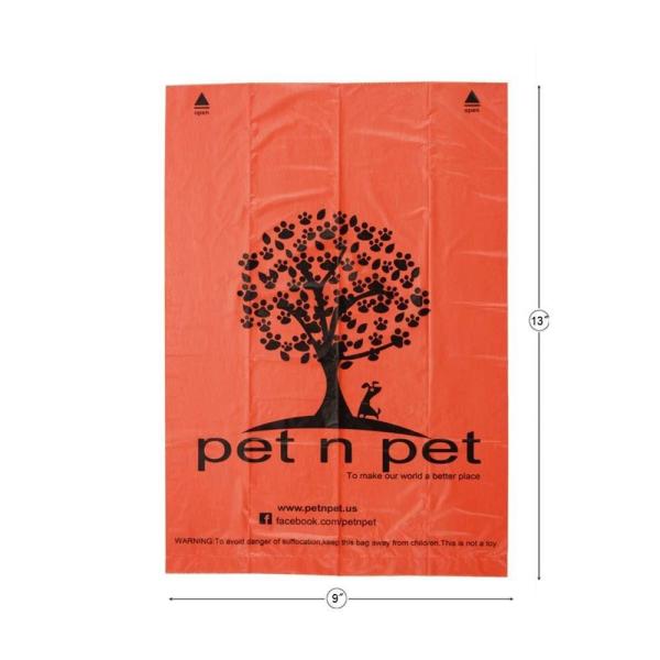 Pet dog waste bag dispenser  custom printed friendly biodegradable dog poop bag