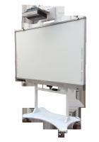 Suporte de quadro interativo móvel de fábrica com altura ajustável de 400 mm, peso do rolamento de 120 kg