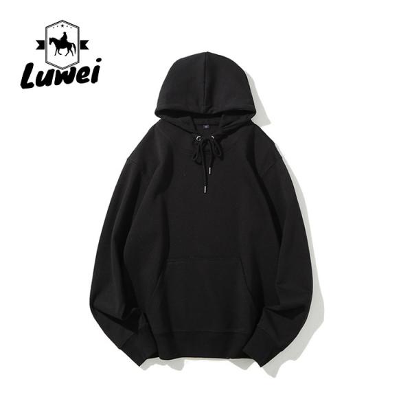 Embroidered Blank Felpa 80% Cotton 280g Sweatshirts Fitted Heavy Men Pullover Jumper Hoodies Cotton