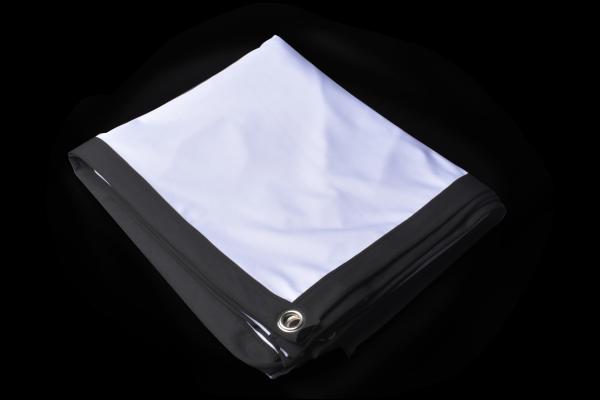 Simple Elastic Foldable Projector Screen 84 Inch - 150 Inch Tensioned Pull Down Projector Screen