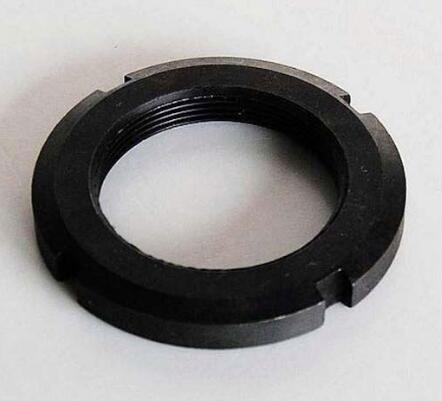 Steel Material Round Lock Nut ST 2.9x13 Size High Precision Black Color