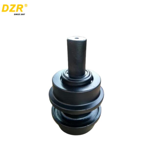 Durable Black Excavator Carrier Roller Upper Roller For 47mm 55mm Doosan Dx225 Excavator Parts