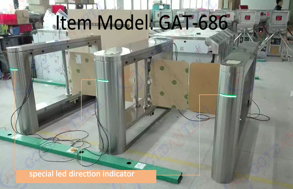 2D ворота системы билета штрихкода, турникет удара карт rfid, турникет управления доступом качания для морского парка