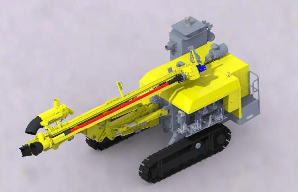 90mm-115mm Hydraulic Crawler Type Down The Hole Drill Rig DTH Drilling Equipment