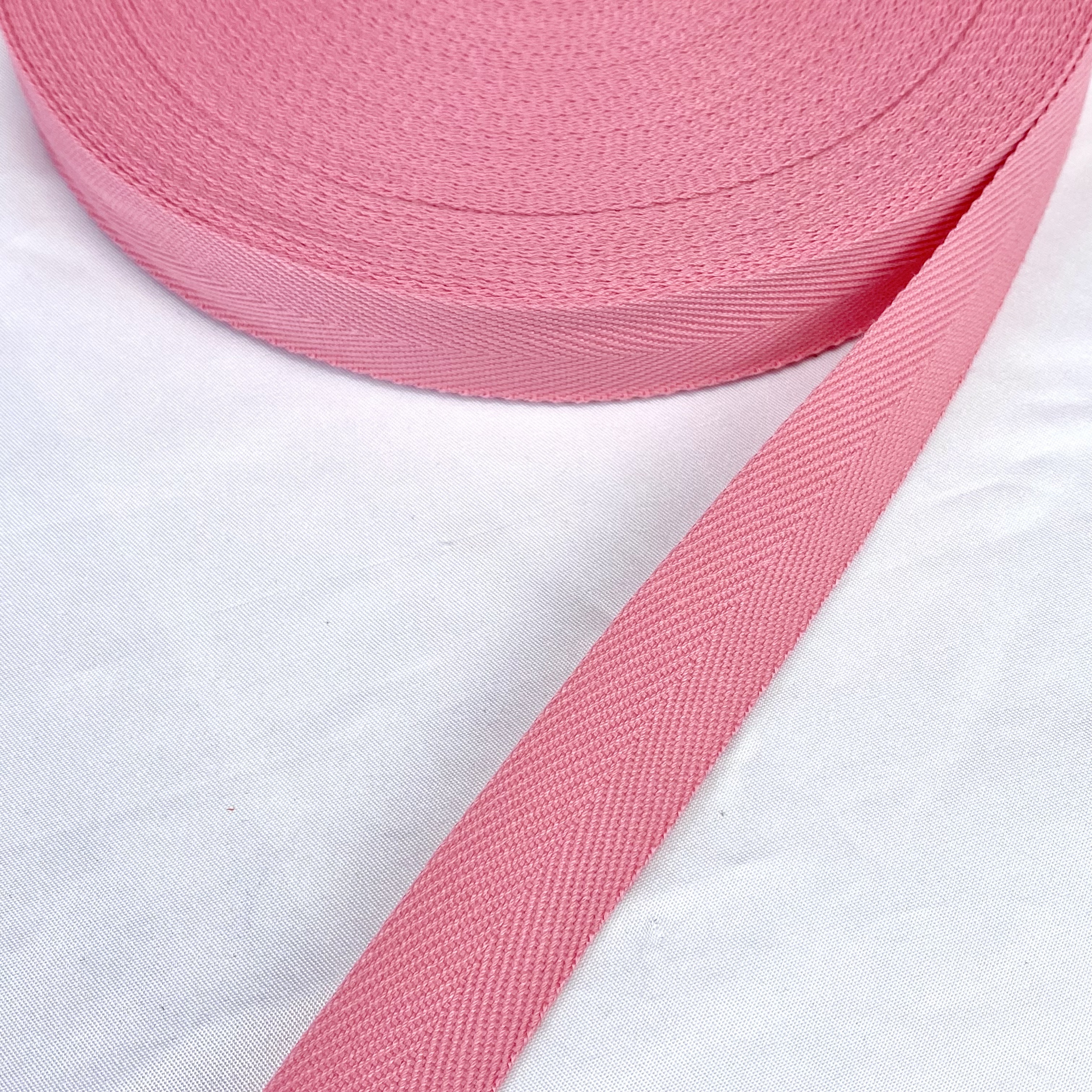 Herringbone polyester-cotton webbing Various colors Backpack strap Belt Handbag strap