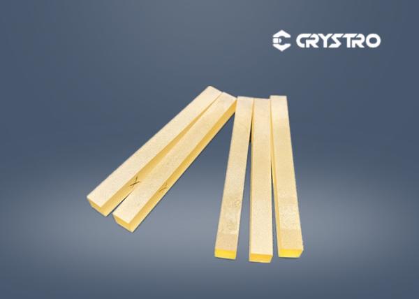 5mm X 5mm X 45mm LGS Piezoelectric Effect Crystals  With Electrodes Bar