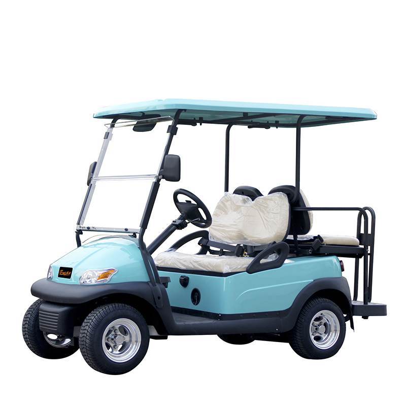 Powerful Four Person Electric Hunting Carts , Beach Utility Golf Cart