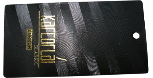 Environment Friendly Coated Paper Stamping Clothing Hang Tags For Bags / Hats