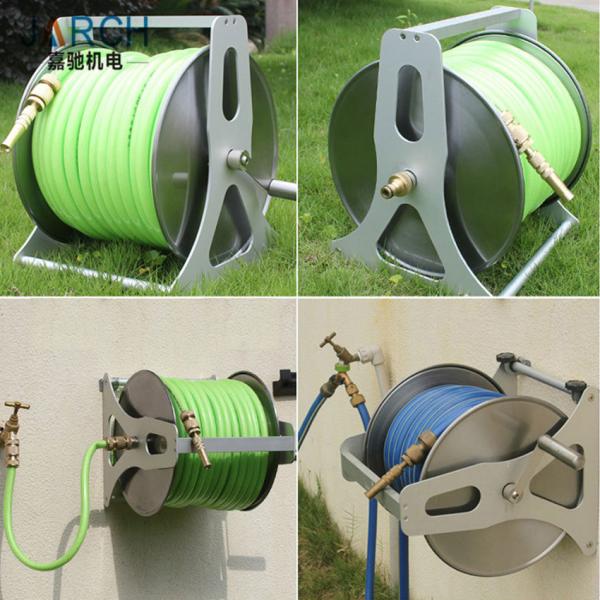 Stainless Steel Garden 200FT Portable Hose Reel Drum for garden