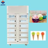 Winnsen pantalla LCD helado inteligente congelado casillero refrigerado con Wifi