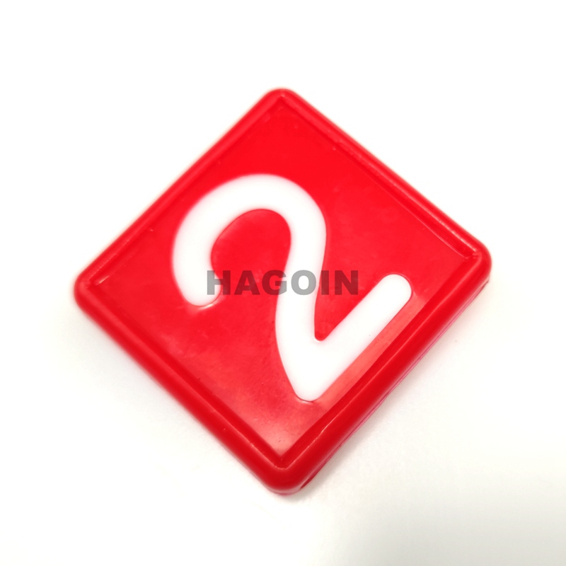ABS Custom Plastic Parts Two Color Plastic Injection Parts Overmolding