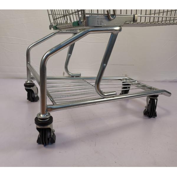 Grocery Market Shopping Trolley 125L American Type Metal Wire Trolley