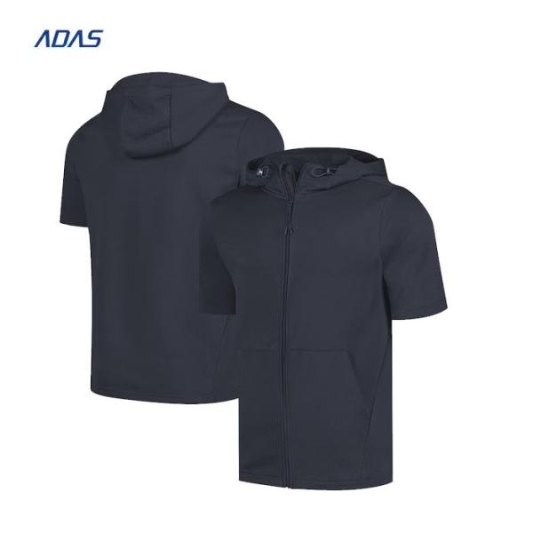 Custom Logo Blank Mens Hooded Tshirt Pullover Oversized Polyester Sweatshirts For Sublimation
