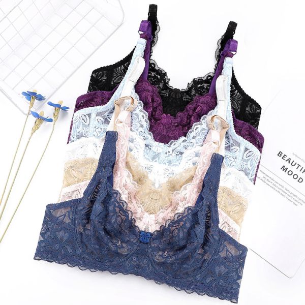 Wholesale Women Lace Bra B Cup High Quality 2025 New Design Welcome Inquiry Online on Any Time Lace Women Underwire Bra