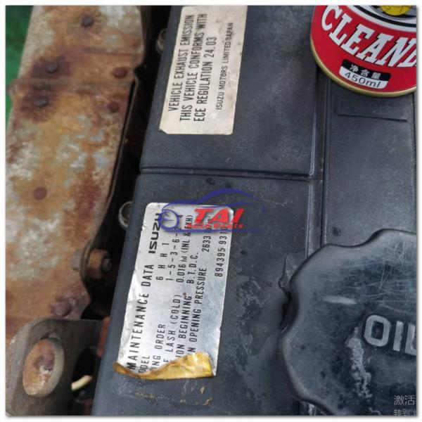 Auto Engine System Used Japan Isuzu 6HH1 Engine For Truck
