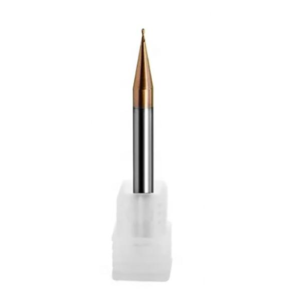 Hrc60 Micro End Mills Two Flutes 0.1mm Ball Nose End Mills