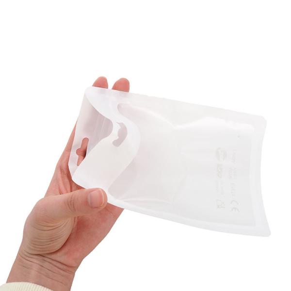 Sacos reciclados Sacos de plástico transparente Amigável ao ambiente
