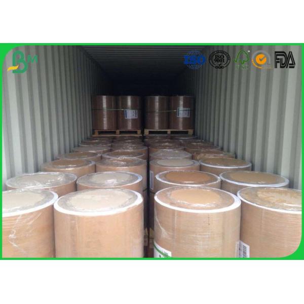 Smooth 700mm Roll Uncoated Woodfree Paper 60g For School Book Printing